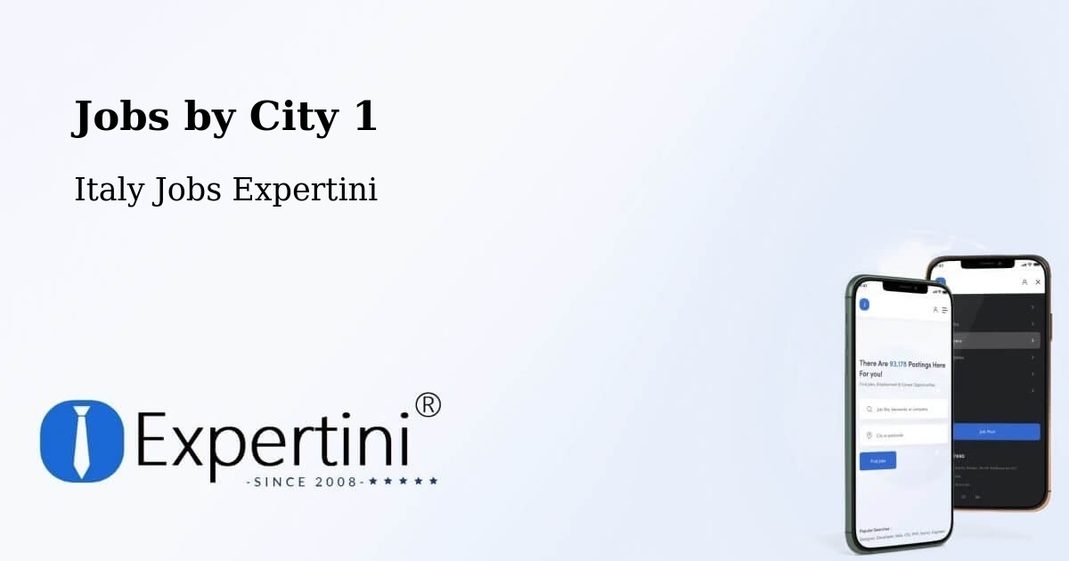 City Jobs in Italy - Expertini
