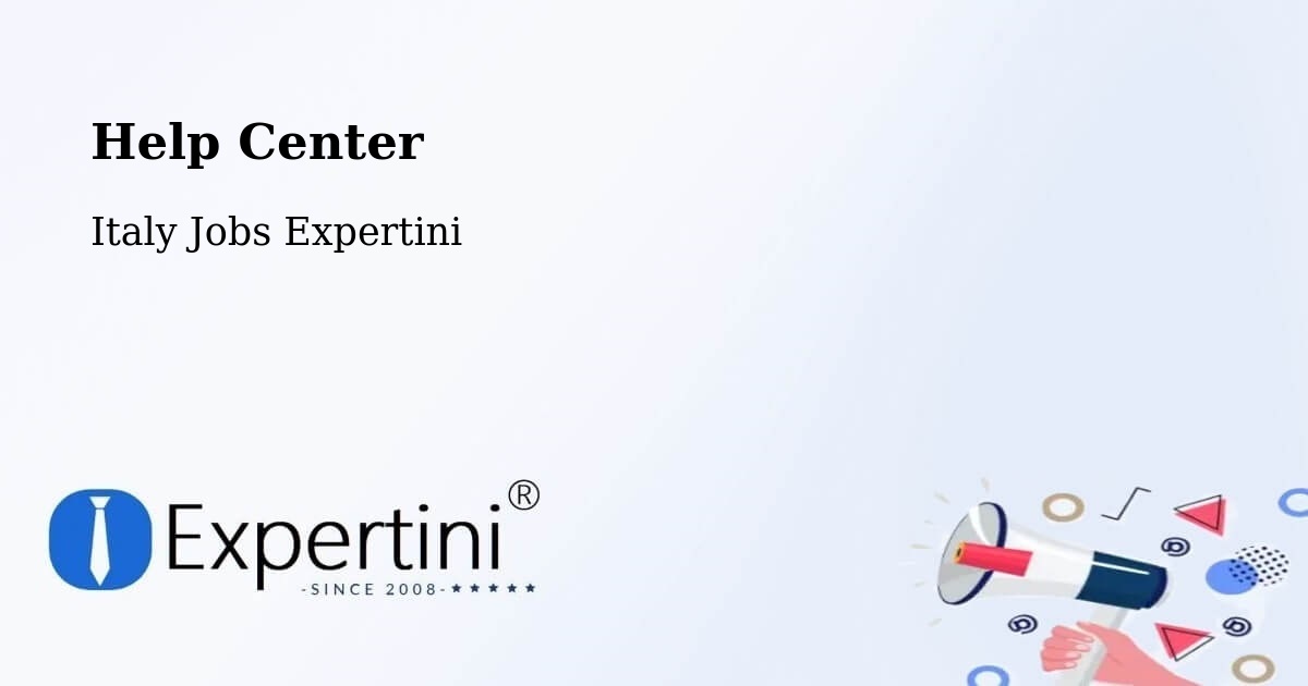 Help Center – Avezzano - Italy Jobs Expertini